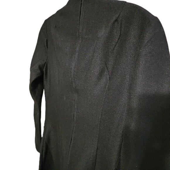 Vintage Puritan...Forever Young  Black Crew Neck Dress Metal Back Zip - Picture 5 of 7